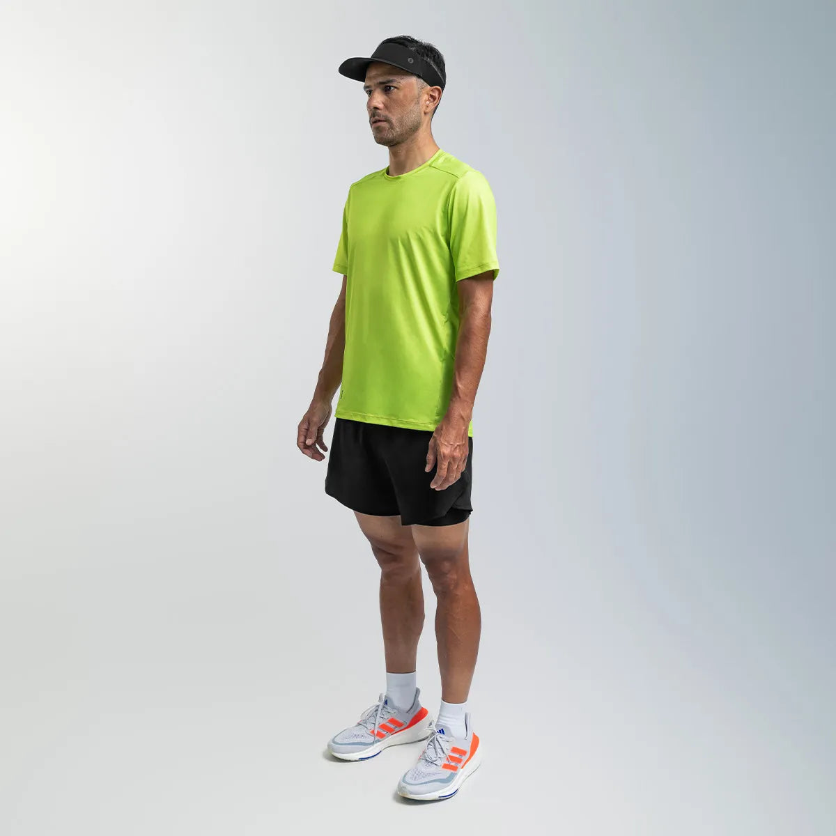 Playera Manga Corta Running Hombre (BREEZE CITRIC)