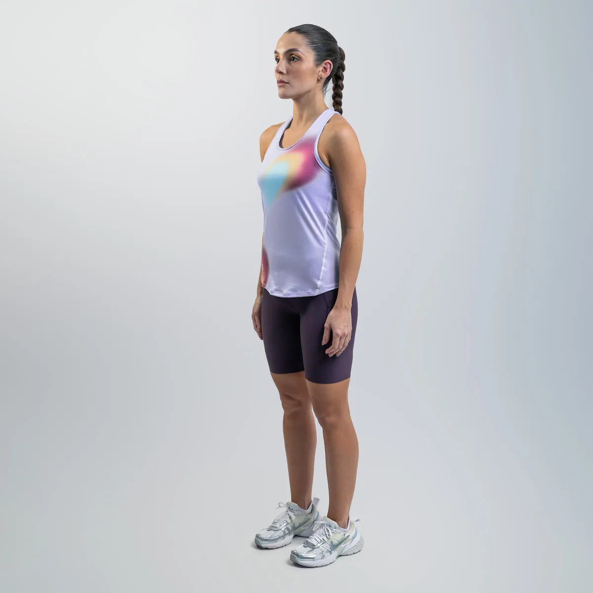 Playera Tirantes Running Mujer (BREEZE LILAC)