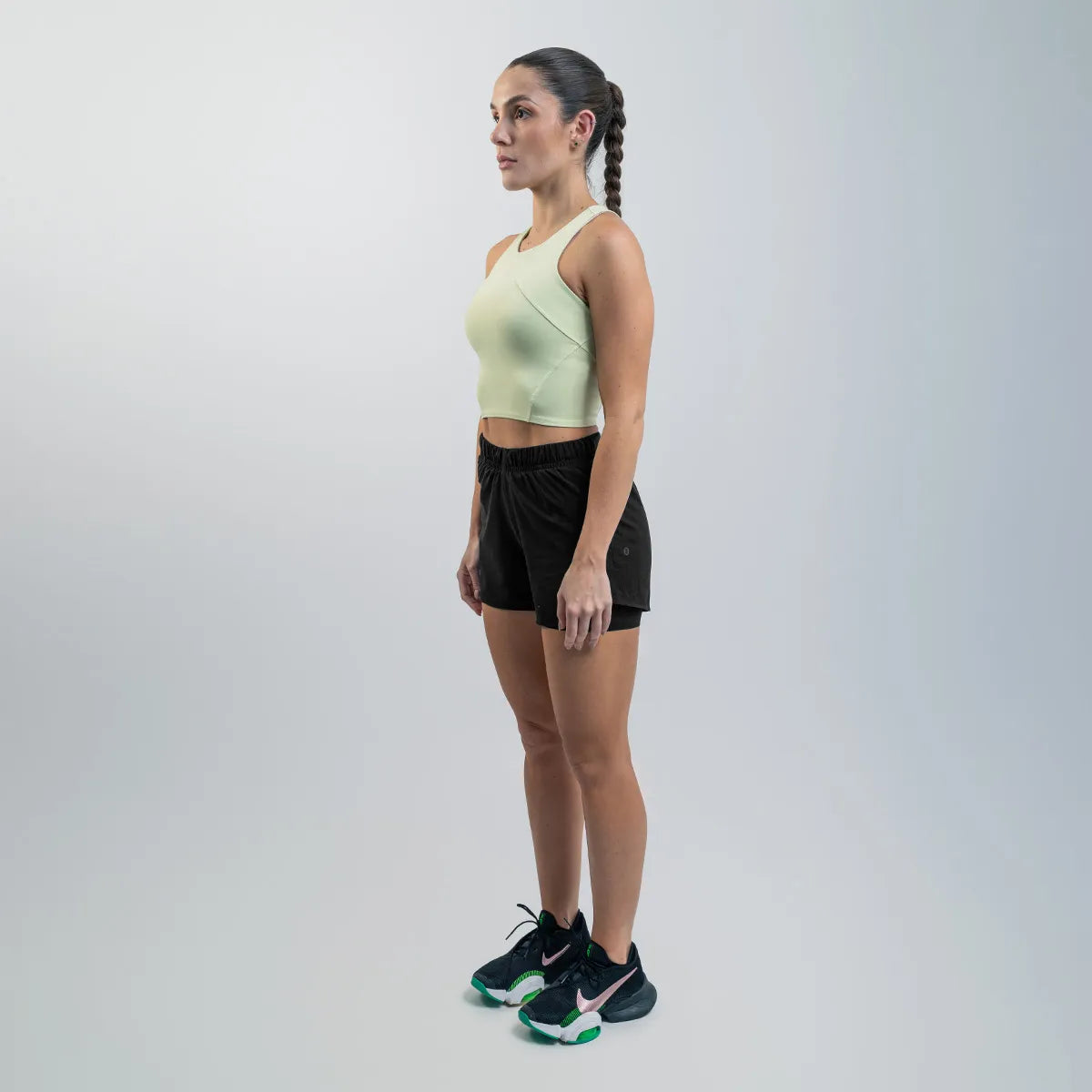 Short Con Licra Running Mujer (HYBRID BLACK)