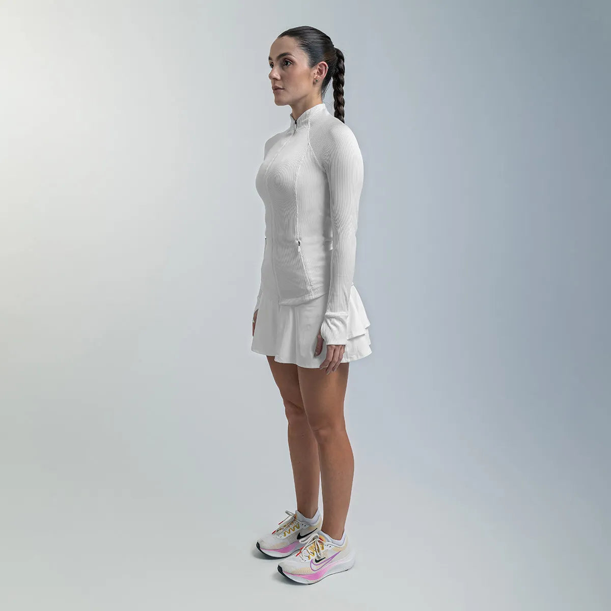 Chaqueta Running Mujer (ATHLETIC WHITE)