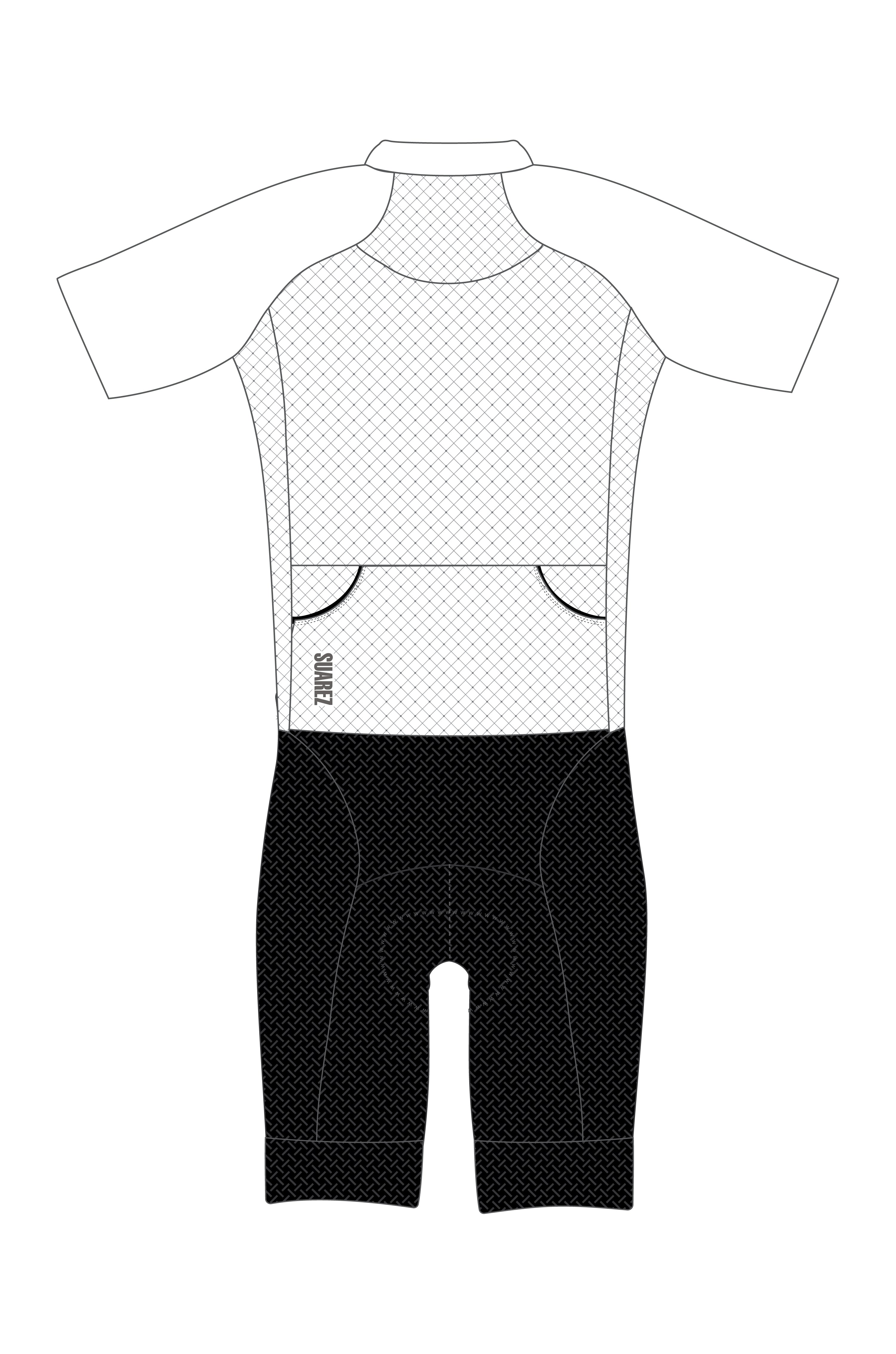 Trisuit Manga Corta Cierre Completo Pro Hombre (AEROTRI BLANC 2.6)