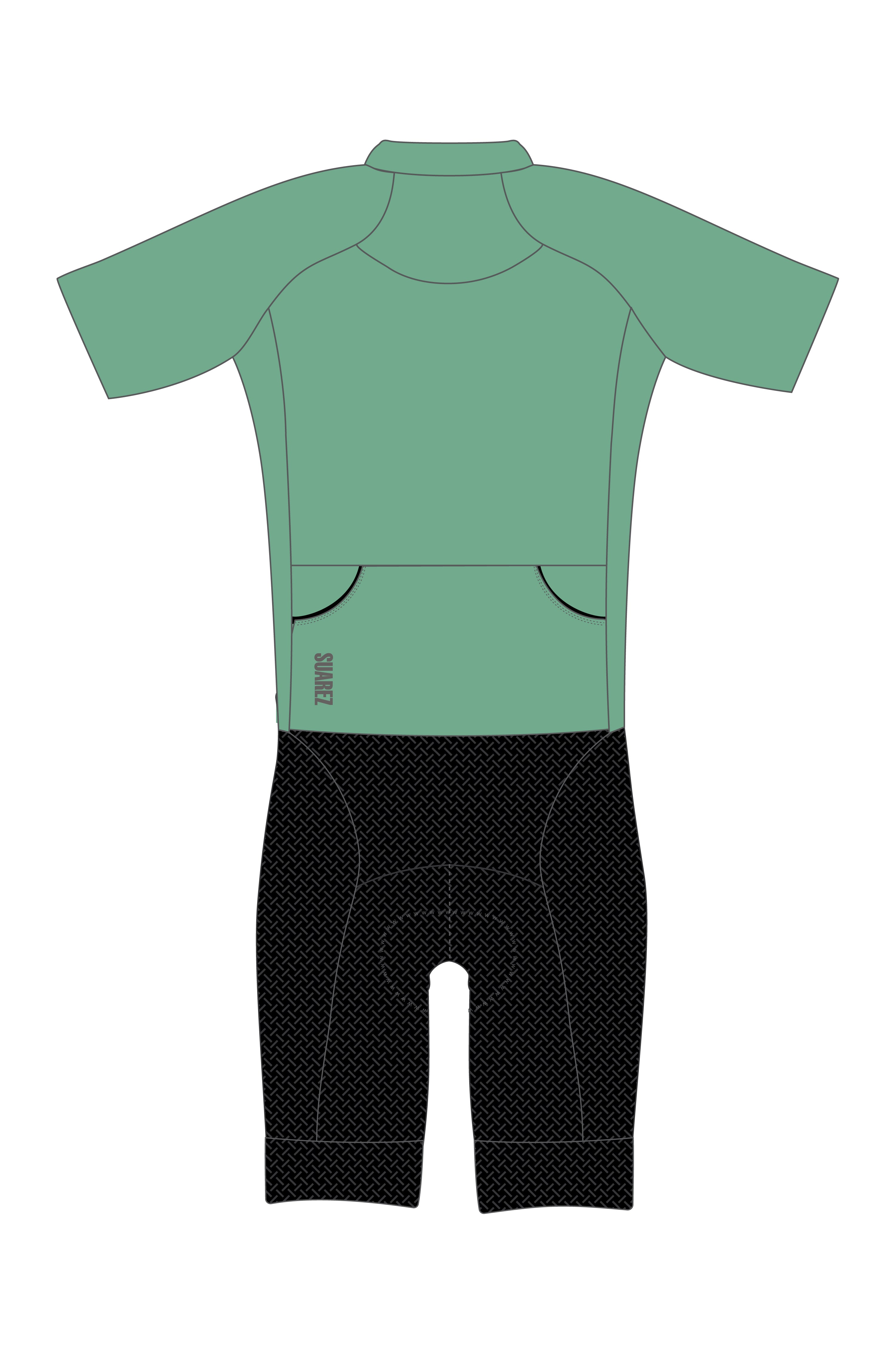 Trisuit Manga Corta Cierre Completo Pro Hombre (AEROTRI EMERALD 2.6)