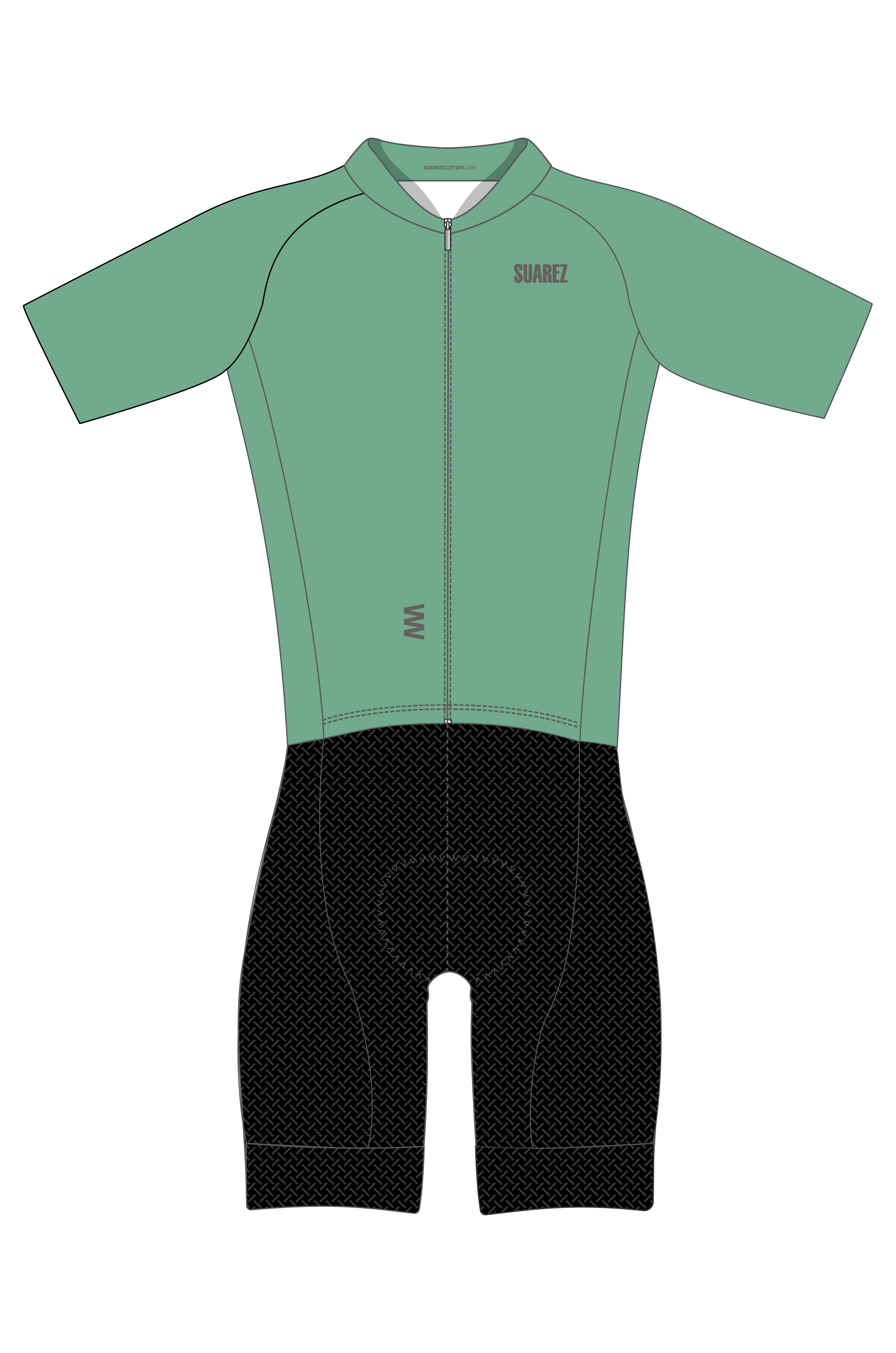 Trisuit Manga Corta Cierre Completo Pro Hombre (AEROTRI EMERALD 2.6)