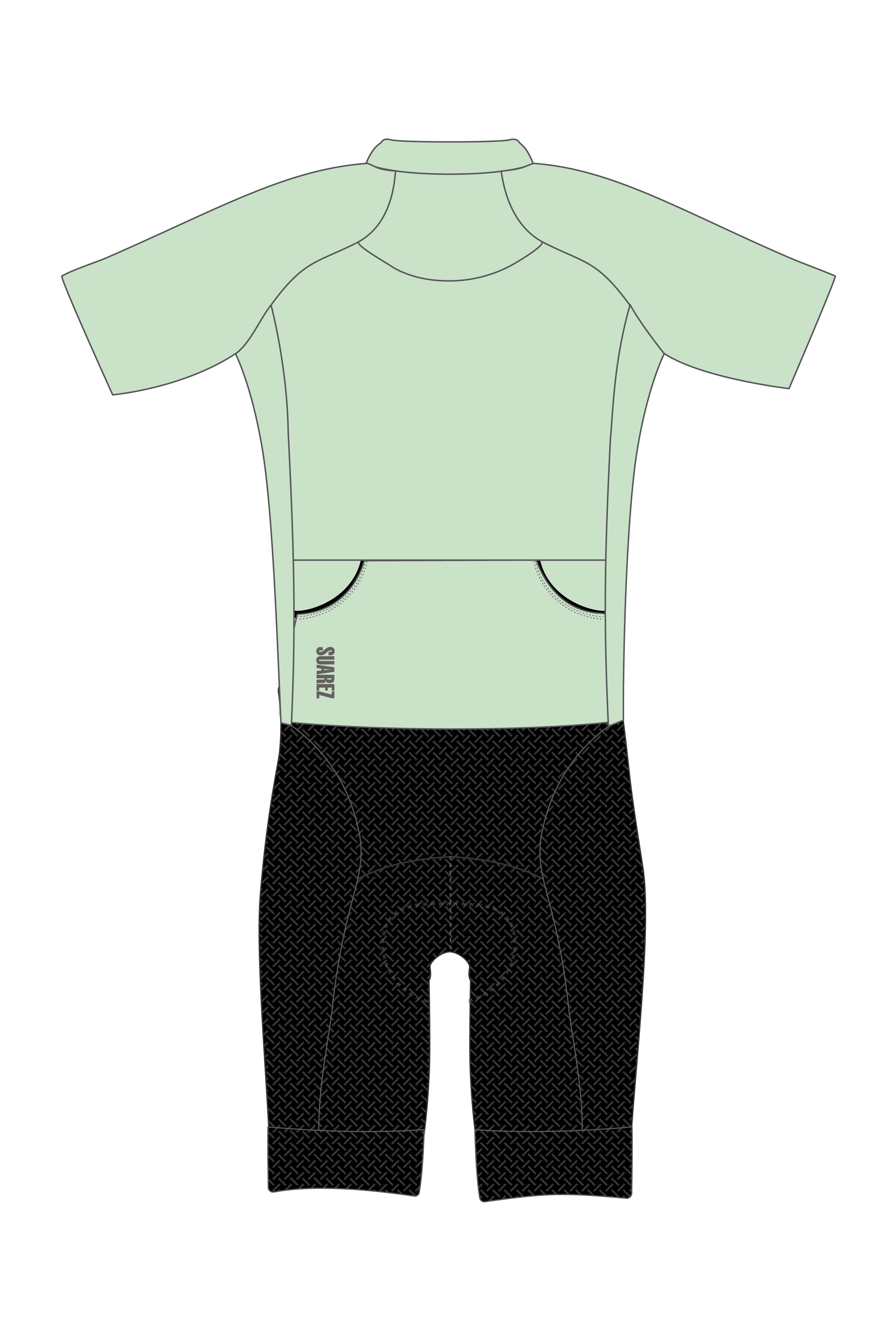 Trisuit Manga Corta Cierre Completo Pro Hombre (AEROTRI GREEN TEA 2.6)