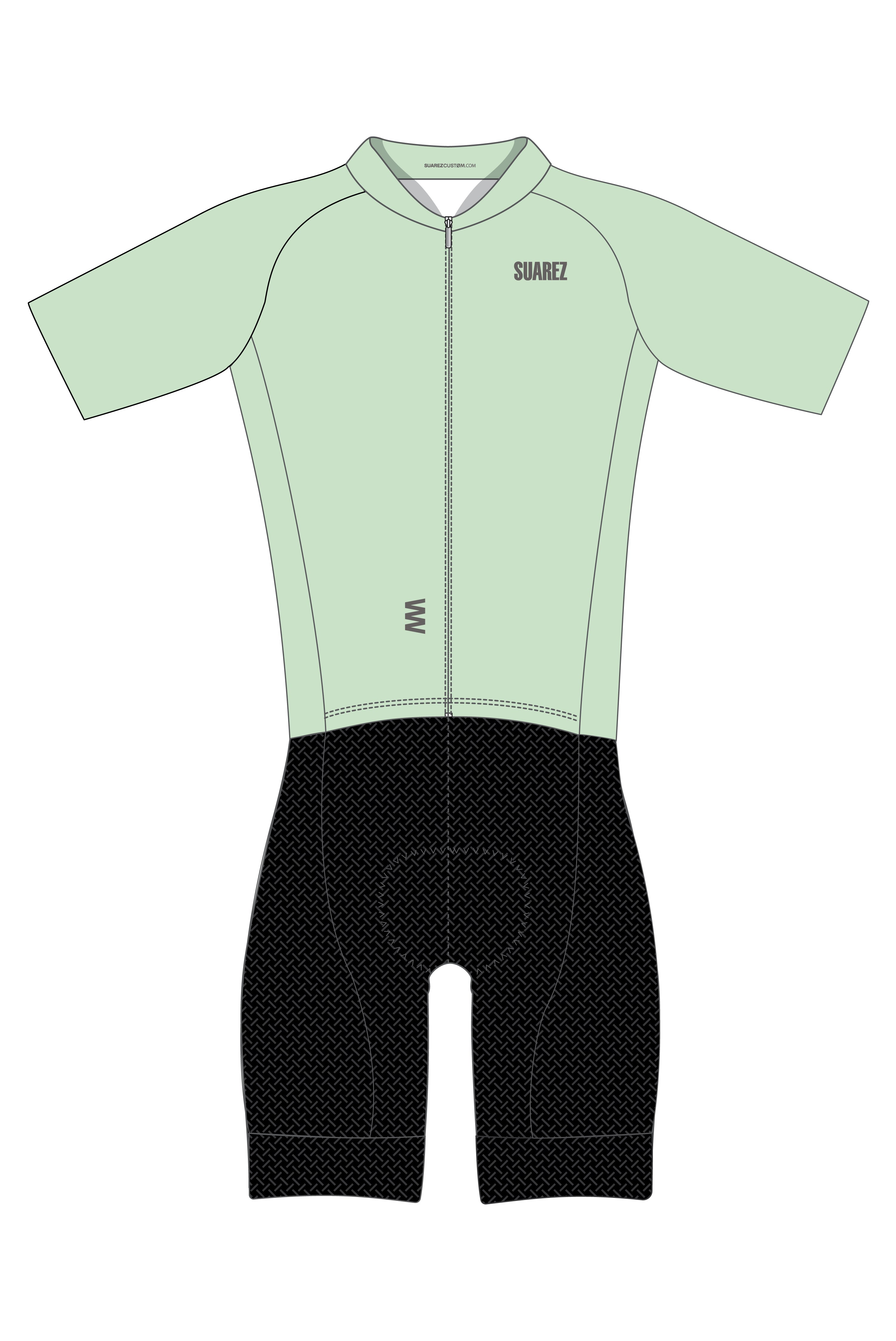 Trisuit Manga Corta Cierre Completo Pro Hombre (AEROTRI GREEN TEA 2.6)