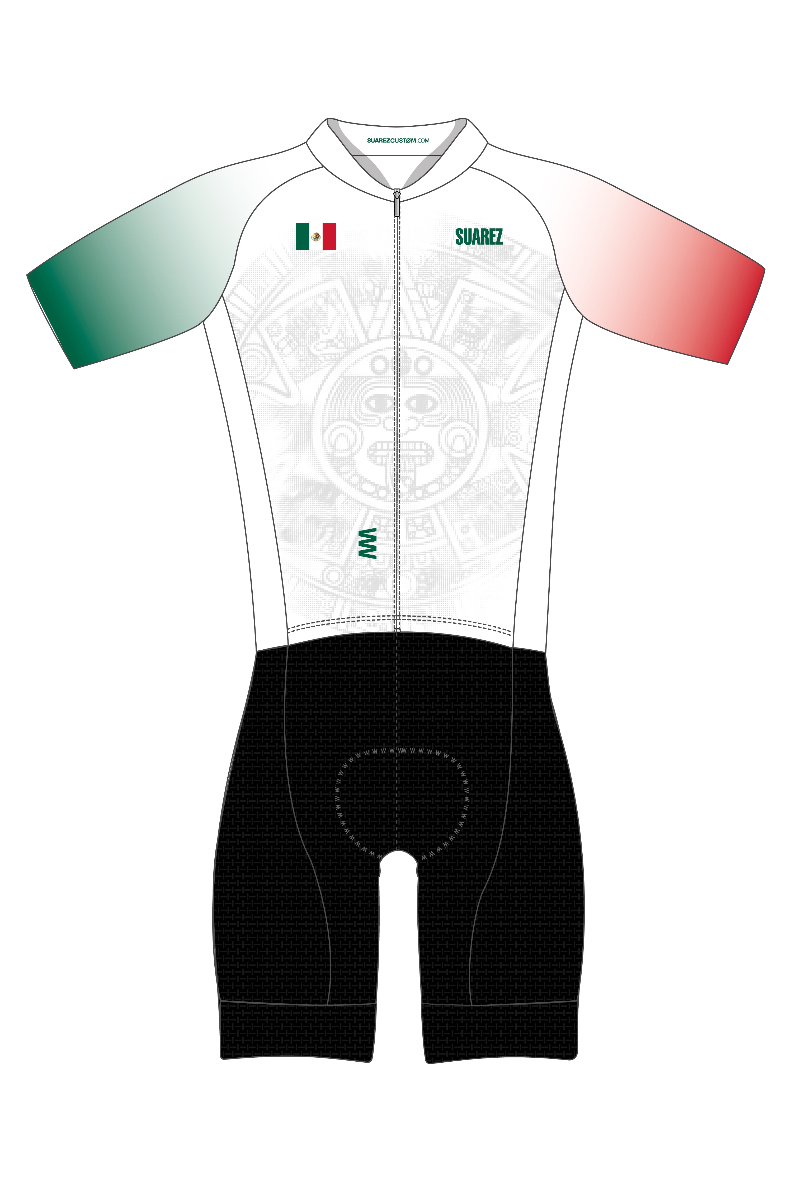 Trisuit Manga Corta Cierre Completo Pro Hombre (AEROTRI MEX 2.6)