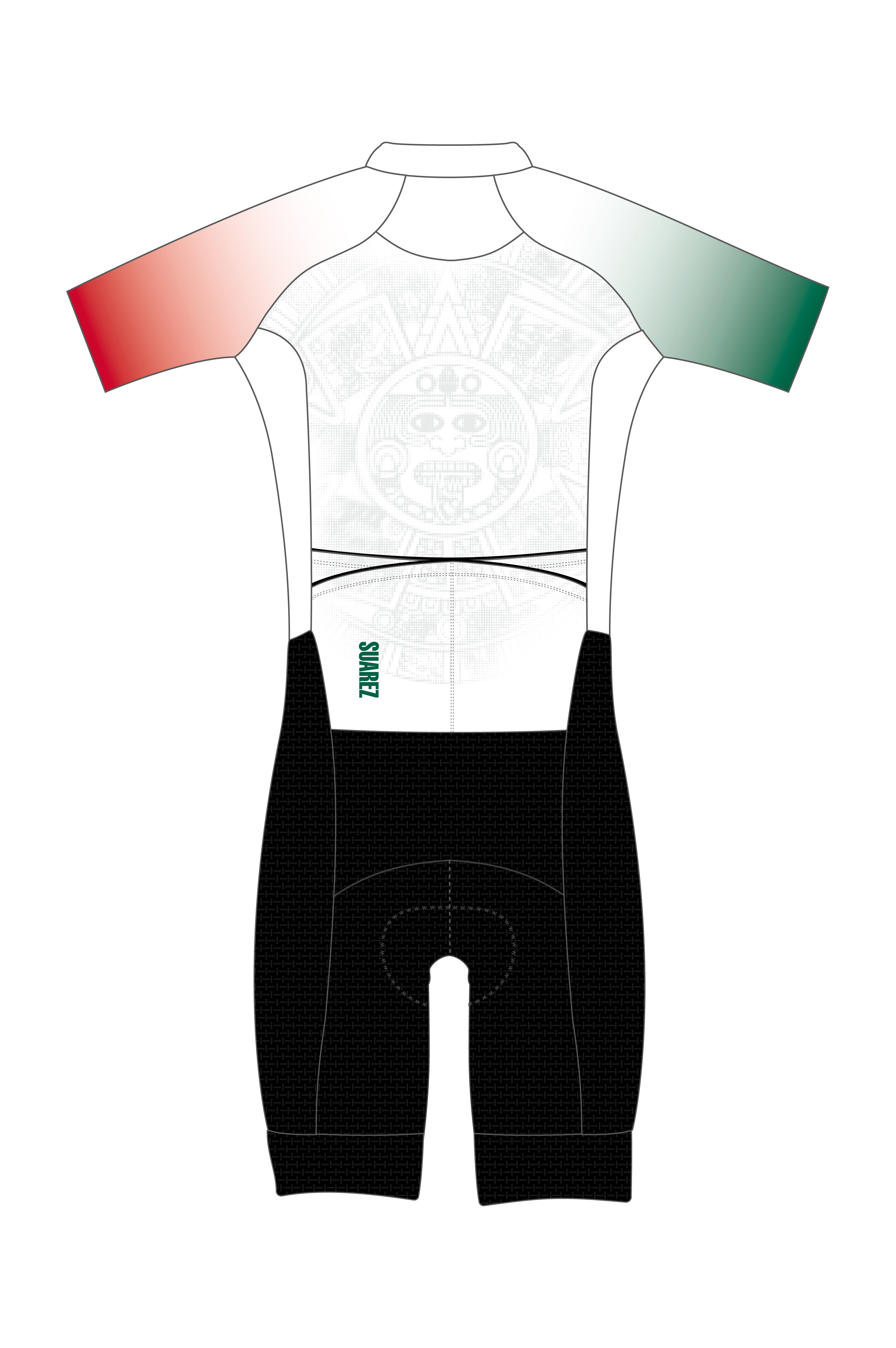 Trisuit Manga Corta Cierre Completo Pro Mujer (AEROTRI MEX 2.6)