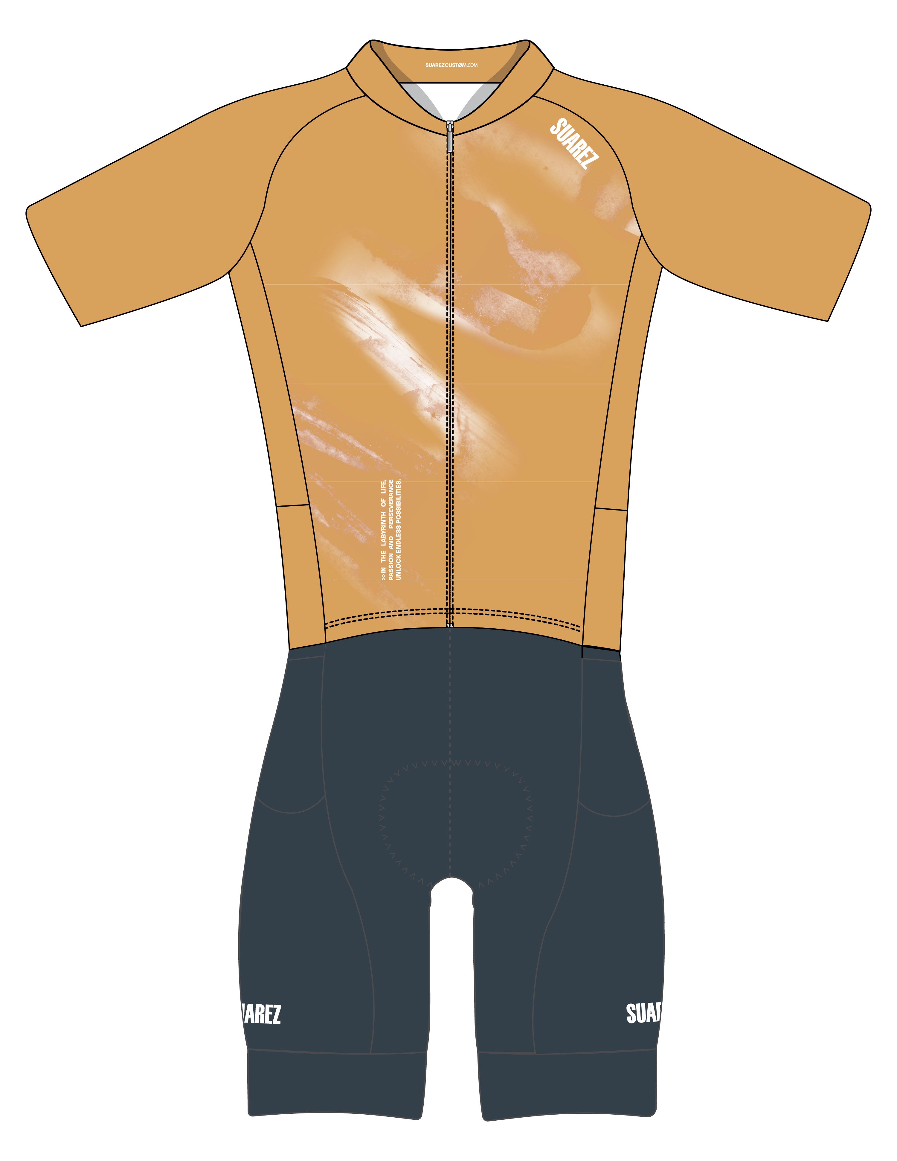 Trisuit Manga Corta Cierre Completo Performance Hombre (CORE TRI AMBER YELLOW 2.6)