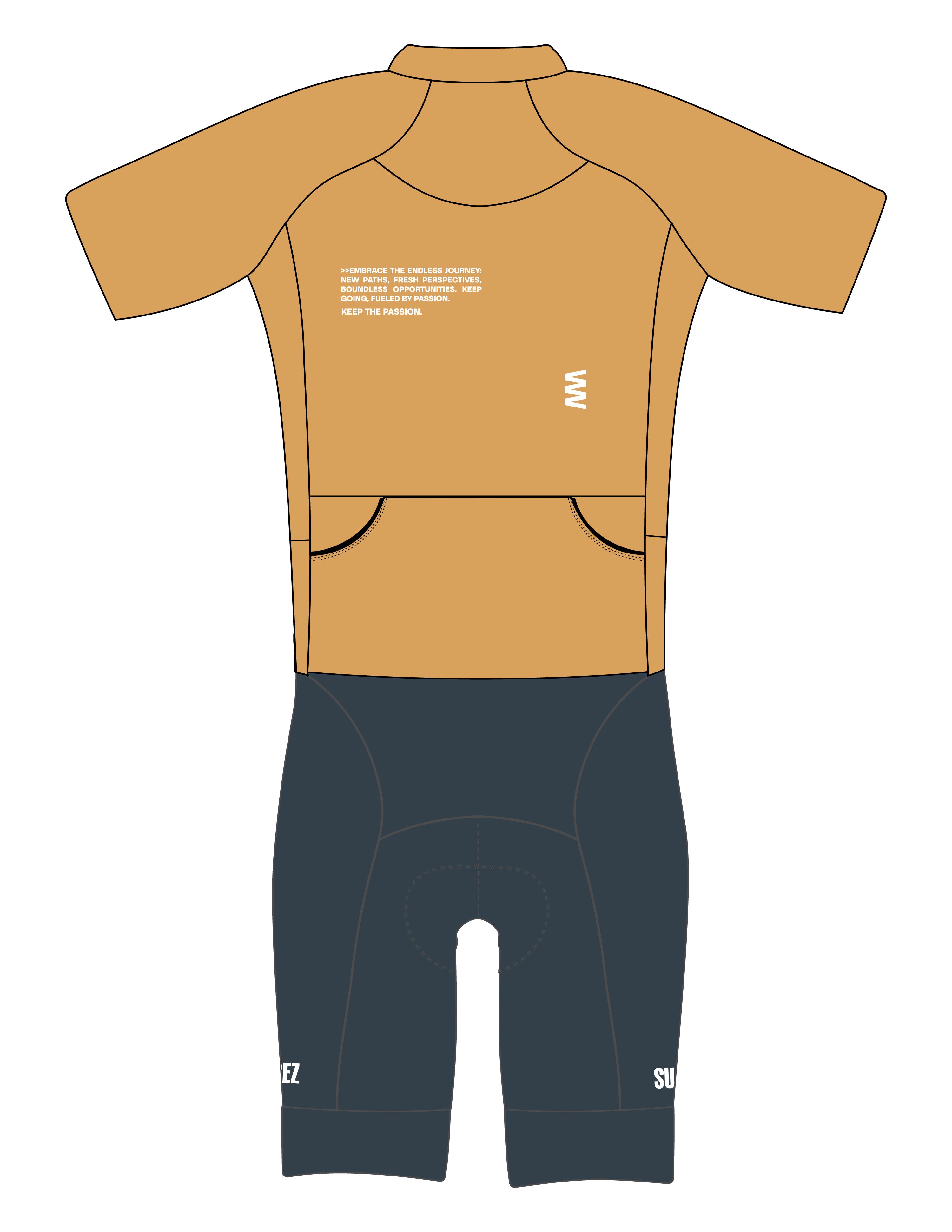 Trisuit Manga Corta Cierre Completo Performance Hombre (CORE TRI AMBER YELLOW 2.6)