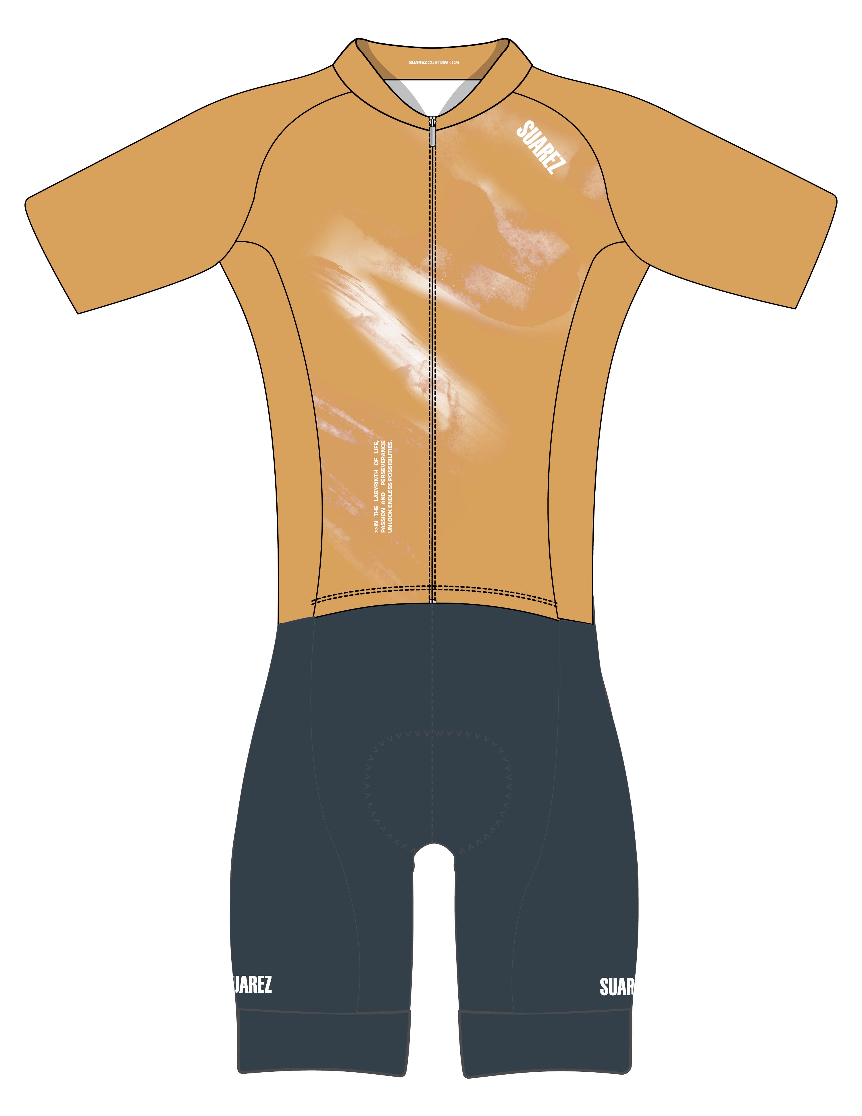 Trisuit Manga Corta Cierre Completo Performance Mujer (CORE TRI AMBER YELLOW 2.6)