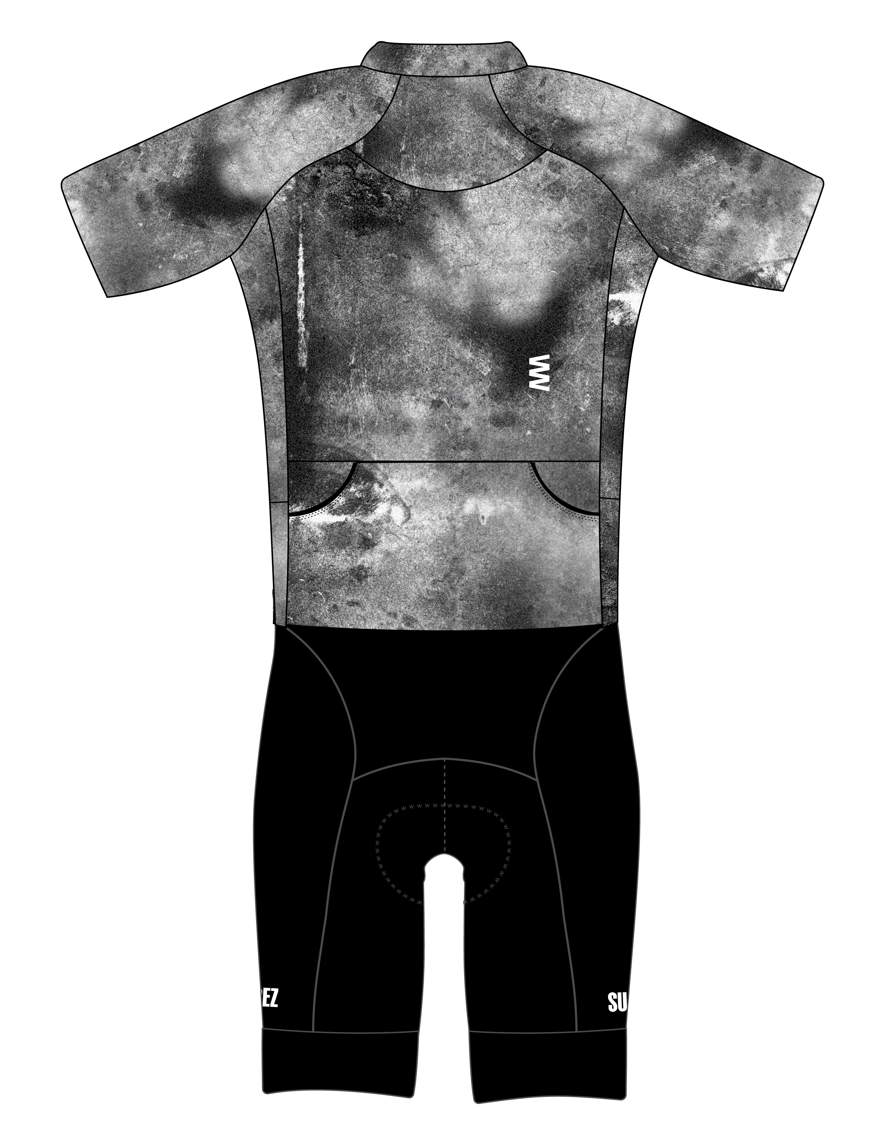 Trisuit Manga Corta Cierre Completo Performance Hombre (CORE TRI ASH GRAY 2.6)