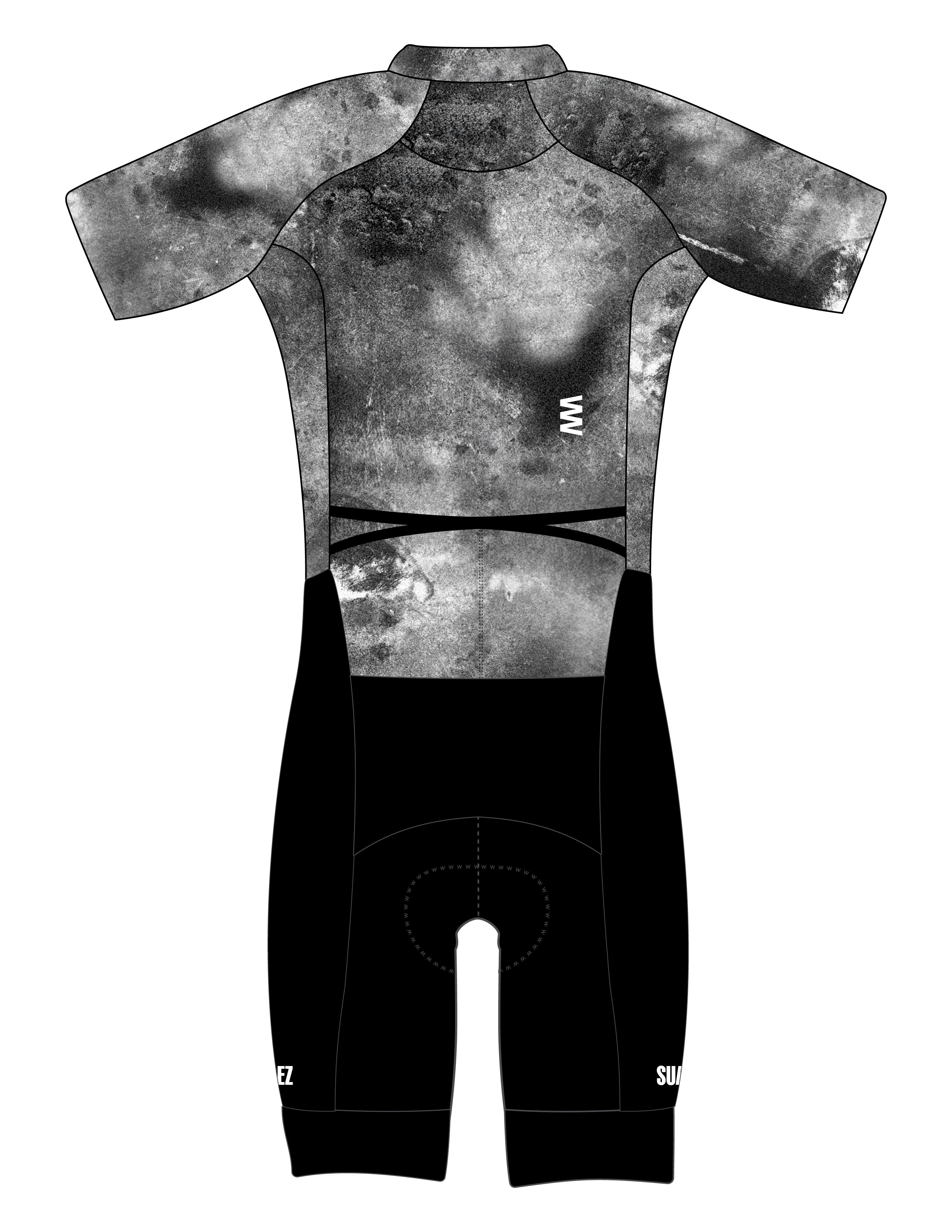Trisuit Manga Corta Cierre Completo Performance Mujer (CORE TRI ASH GRAY 2.6)