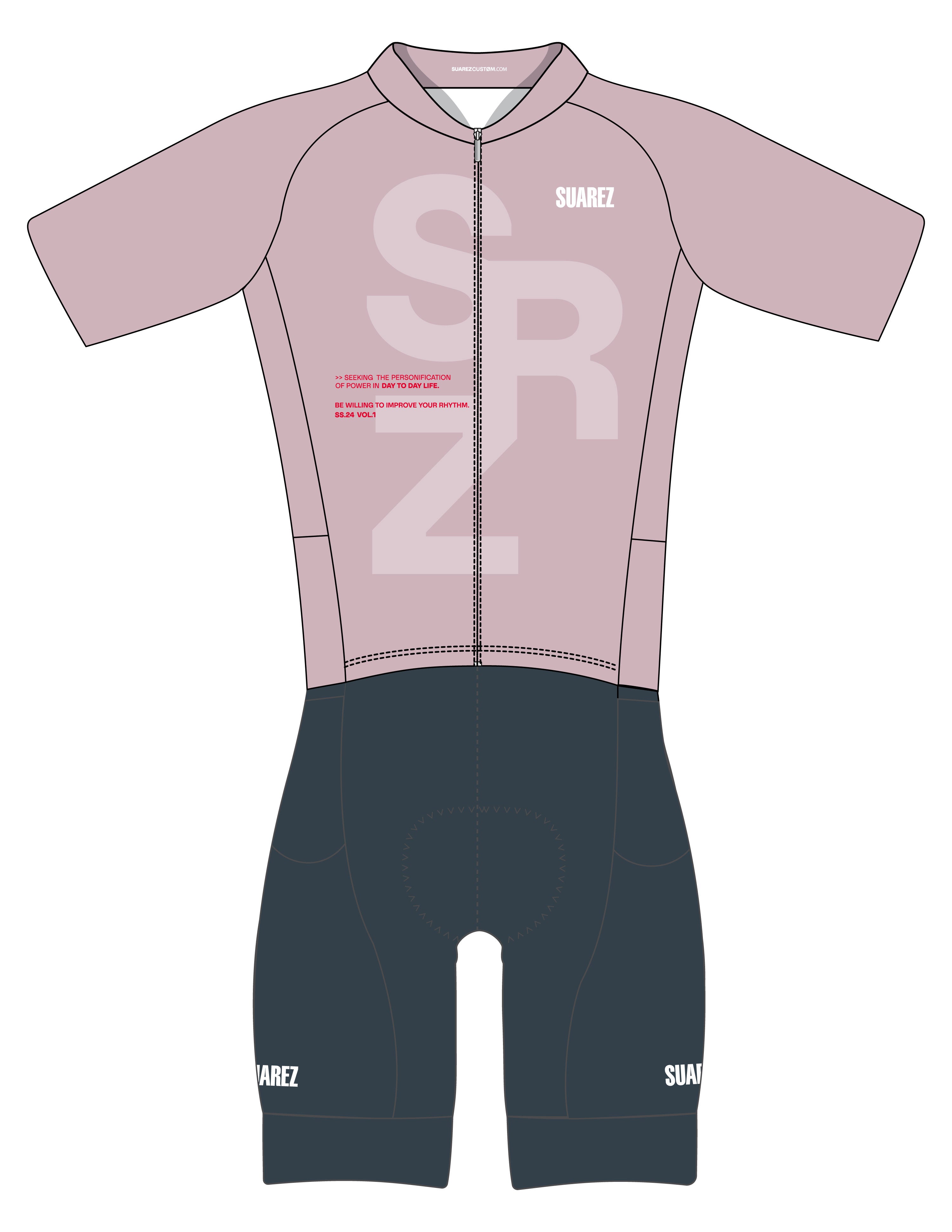 Trisuit Manga Corta Cierre Completo Performance Hombre (CORE TRI CRYSTAL ROSE 2.6)