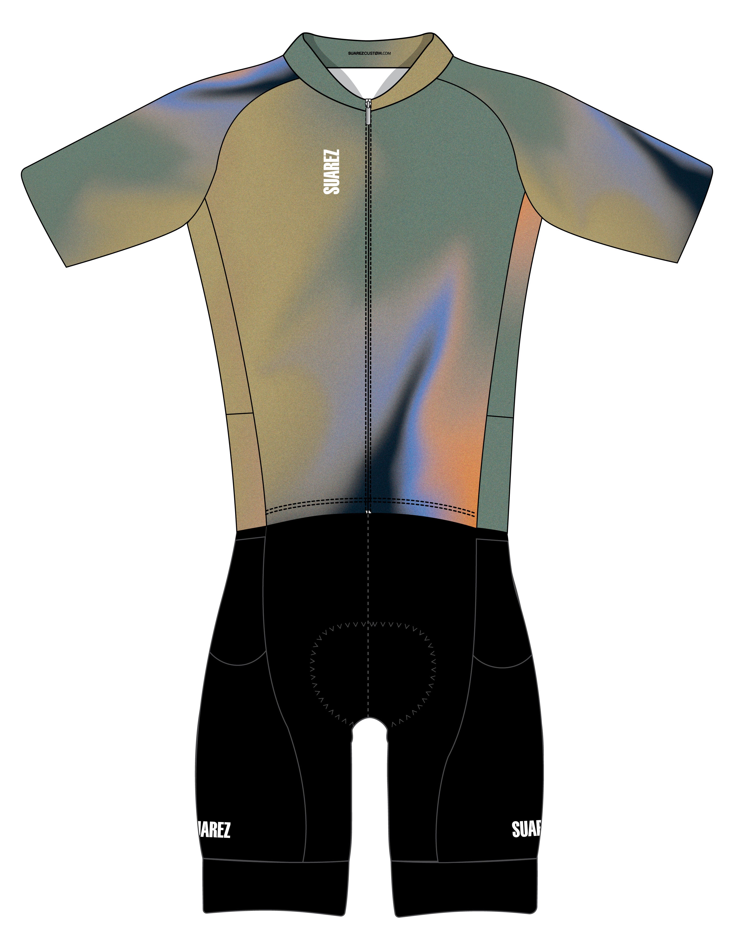Trisuit Manga Corta Cierre Completo Performance Hombre (CORE TRI IRIS 2.6)