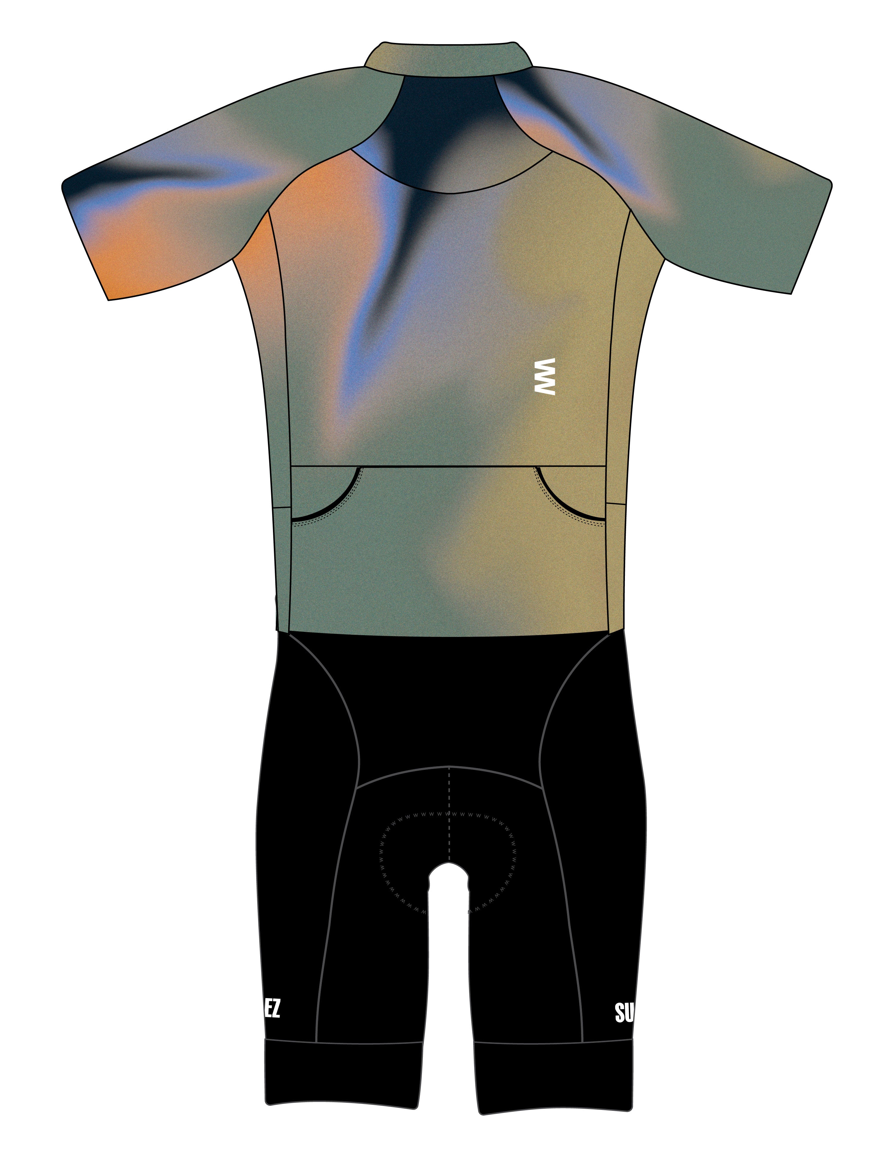 Trisuit Manga Corta Cierre Completo Performance Hombre (CORE TRI IRIS 2.6)