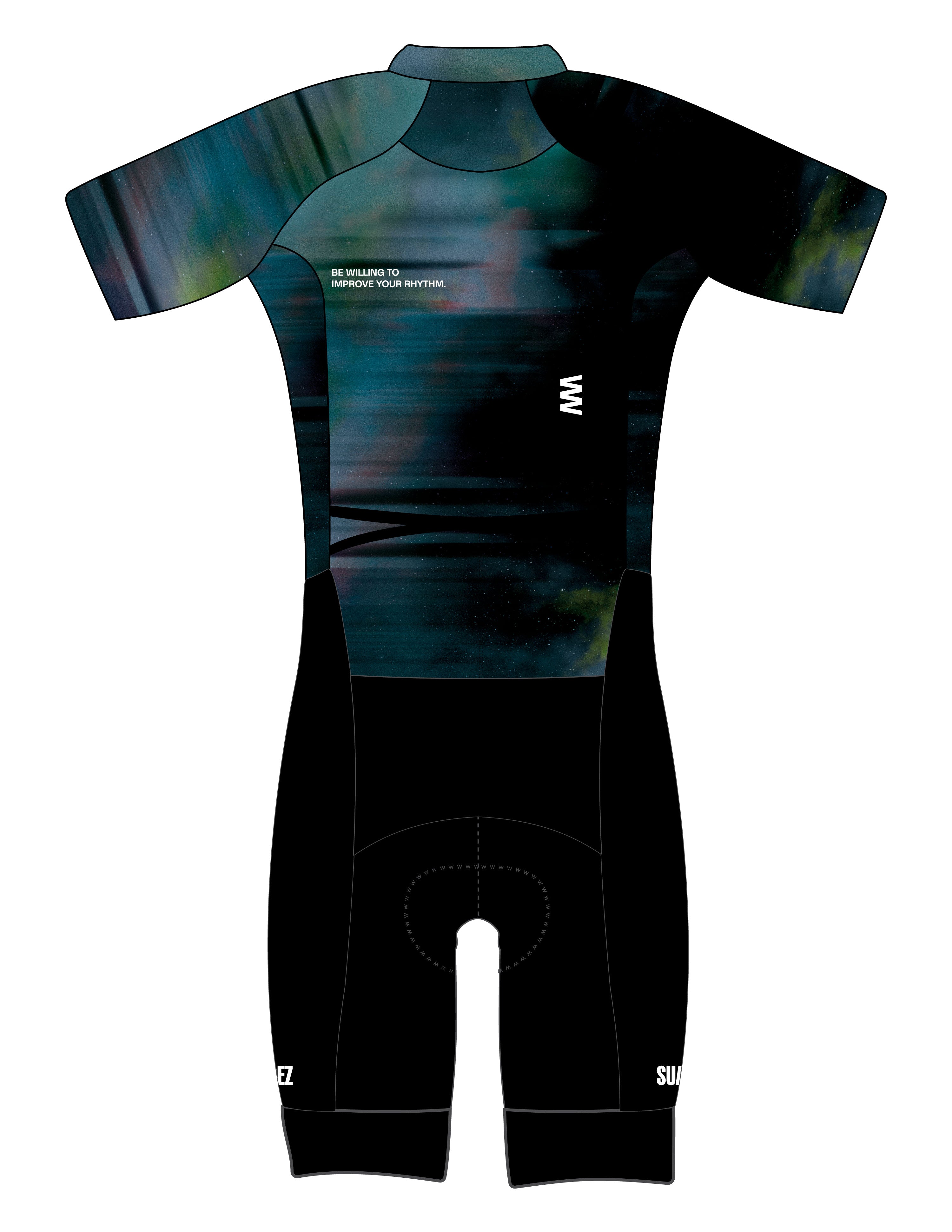 Trisuit Manga Corta Cierre Completo Performance Mujer (CORE TRI PETROL 2.6)