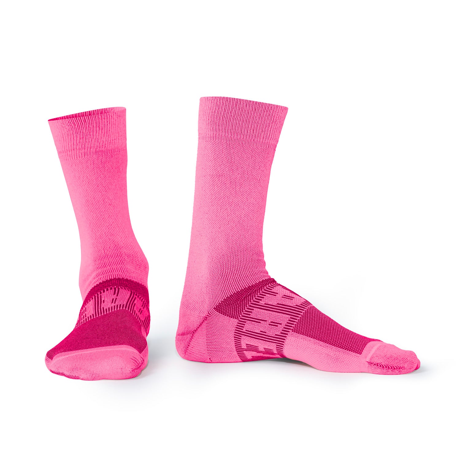 Calcetines Bike 7” Accesorios Unisex (DUALTONE FUCHSIA)