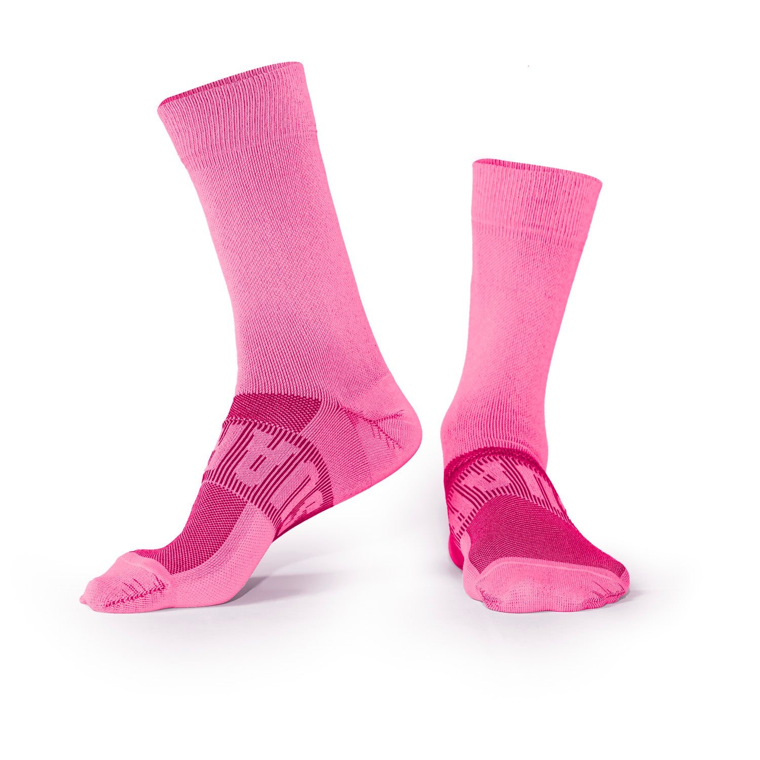 Calcetines Bike 7” Accesorios Unisex (DUALTONE FUCHSIA)