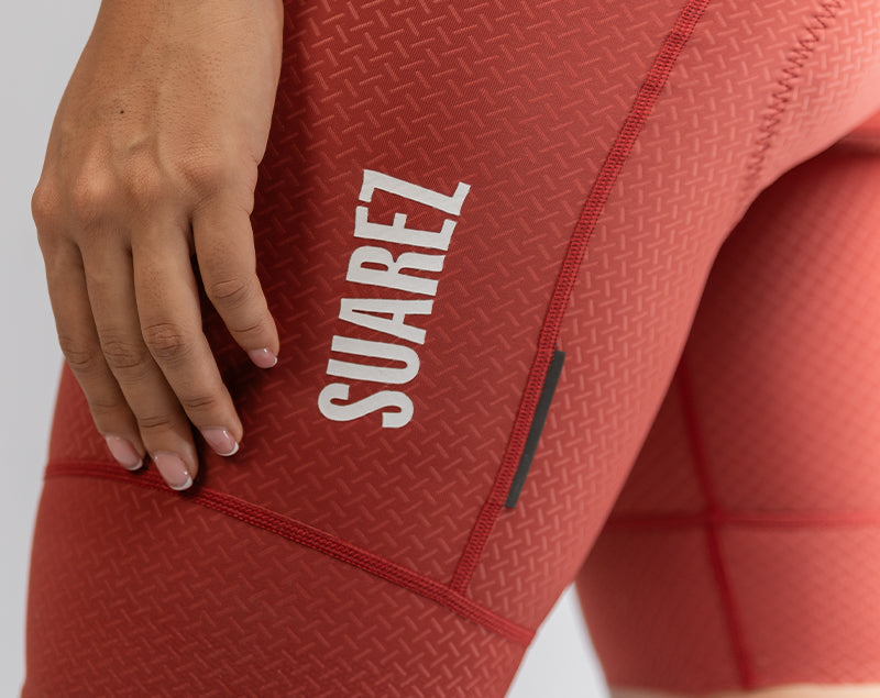Bib Short Pro Mujer (HARD MOROCCON RED 2.4)