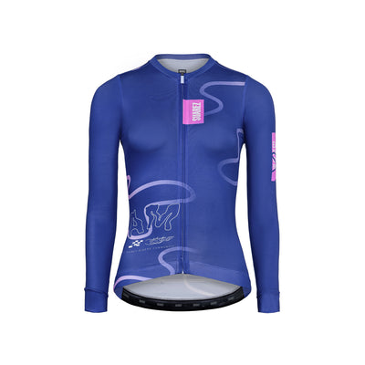 Jersey Manga Larga Avant Mujer (LOCK COBALT 2.4)