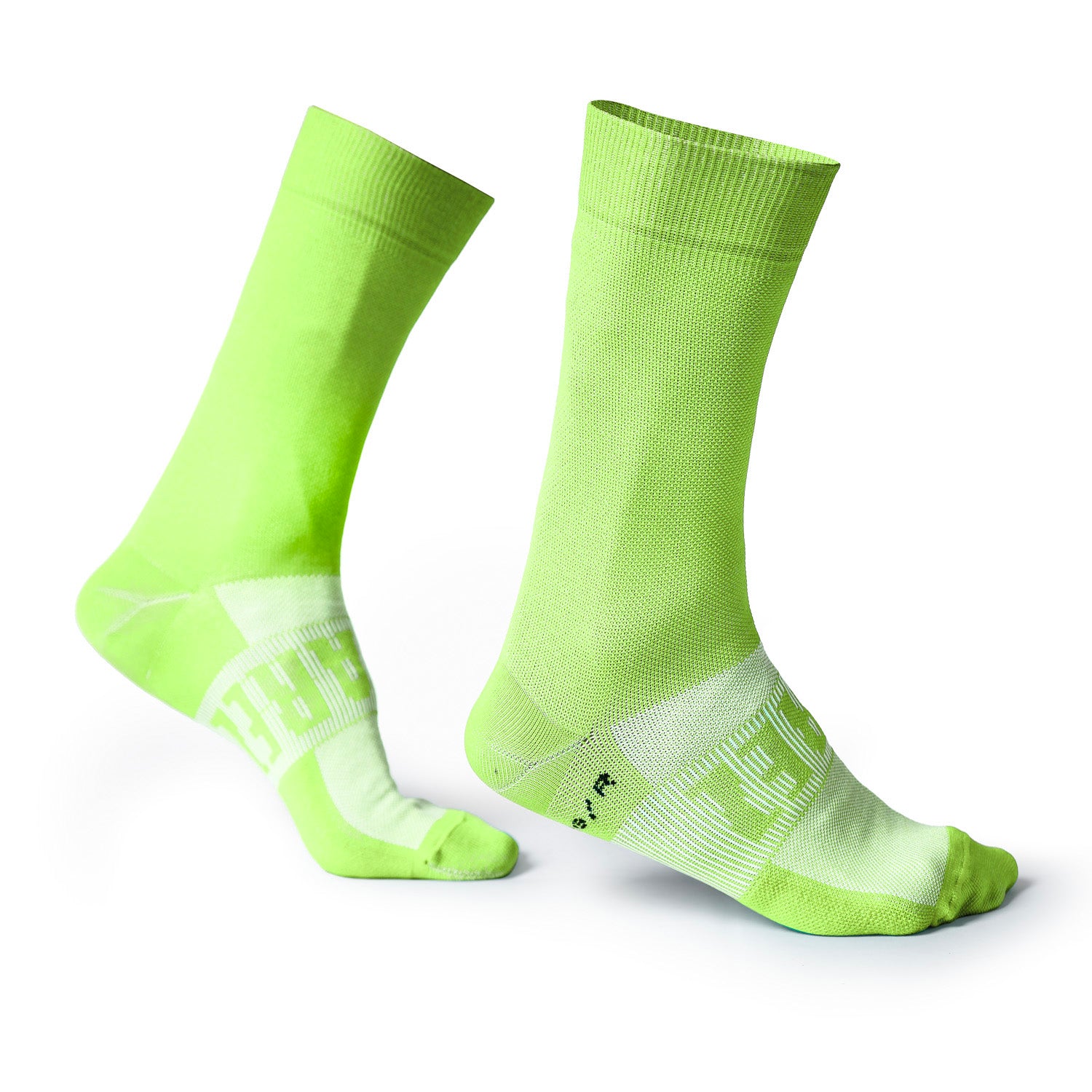 Calcetines Bike 7” Accesorios Unisex (DUALTONE GREEN GLOW)