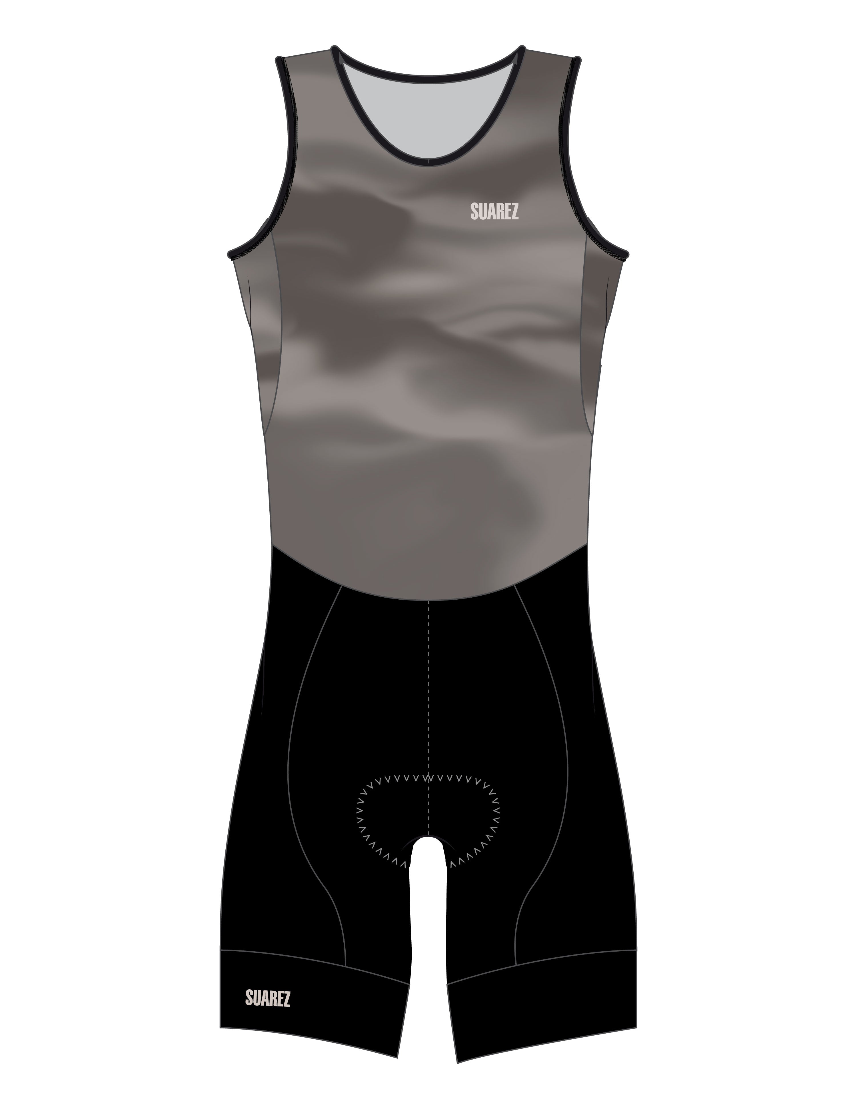 Trisuit Sin Mangas Cierre Trasero Performance Mujer (SPARX HAZE BROWN 2.6)