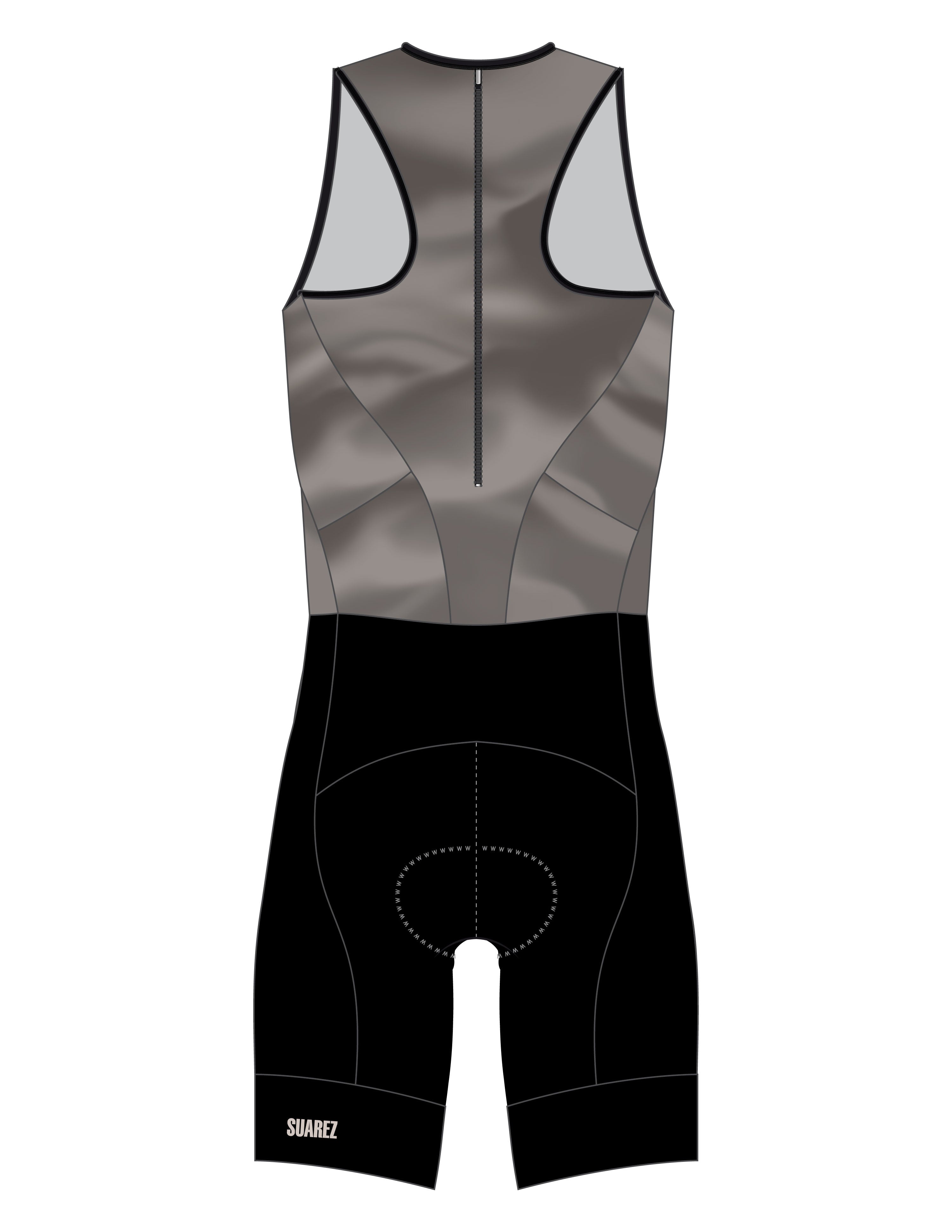 Trisuit Sin Mangas Cierre Trasero Performance Mujer (SPARX HAZE BROWN 2.6)