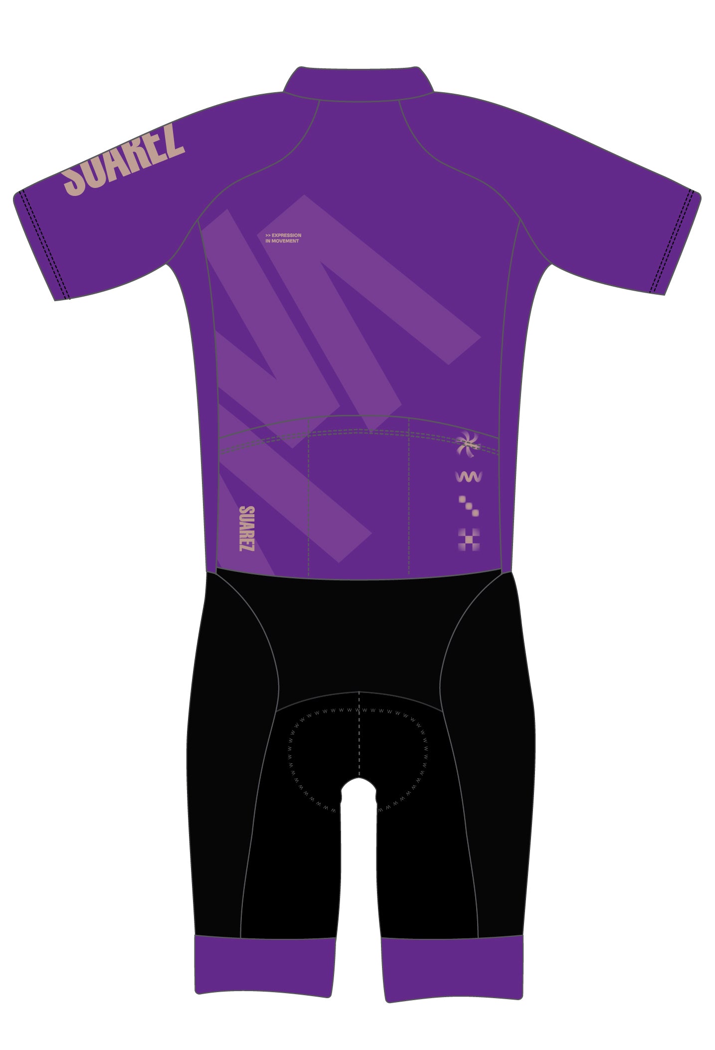 Trisuit Manga Corta Cierre Completo Avant Hombre (BOLD DEEP ORCHID 2.6)