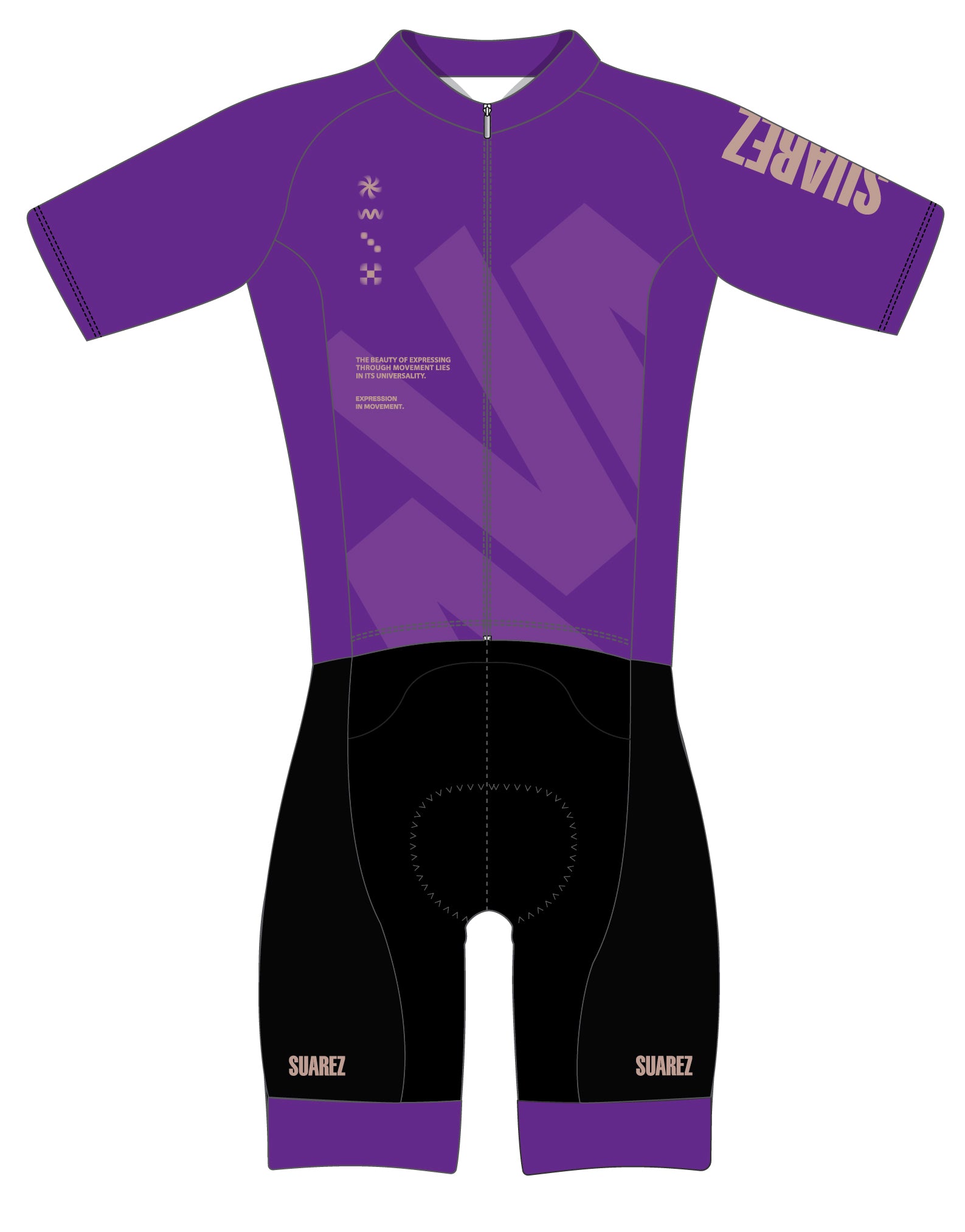 Trisuit Manga Corta Cierre Completo Avant Hombre (BOLD DEEP ORCHID 2.6)