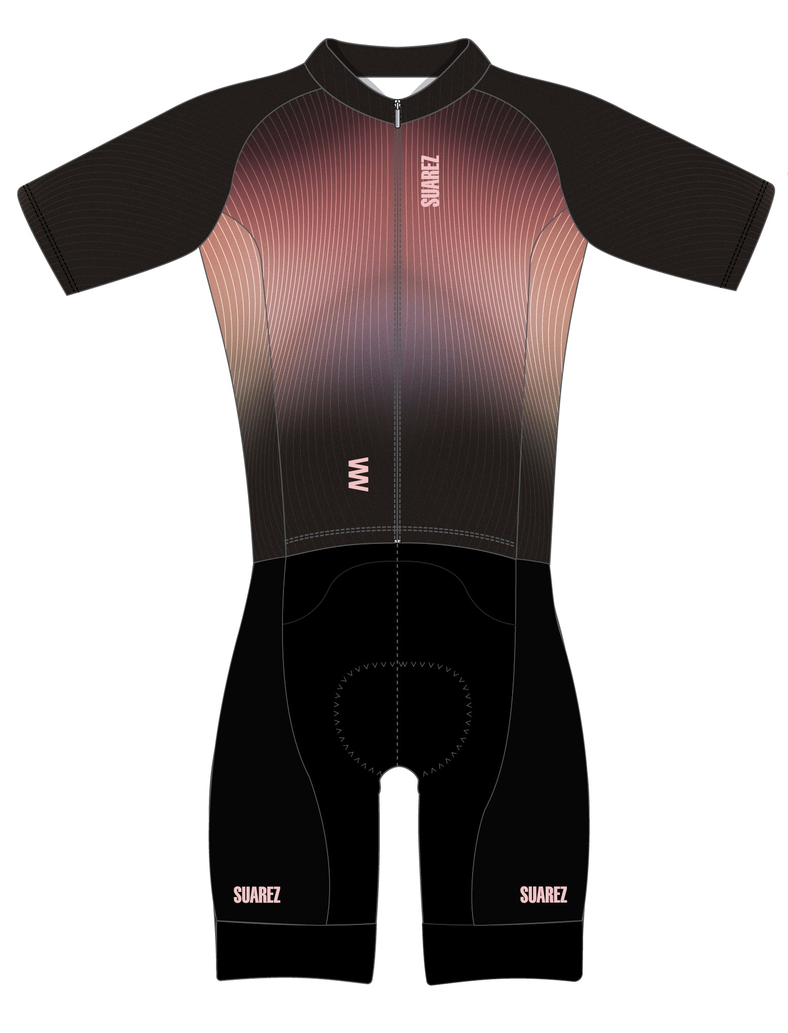 Trisuit Manga Corta Cierre Completo Avant Hombre (BOLD NIGHTSHADE 2.6)