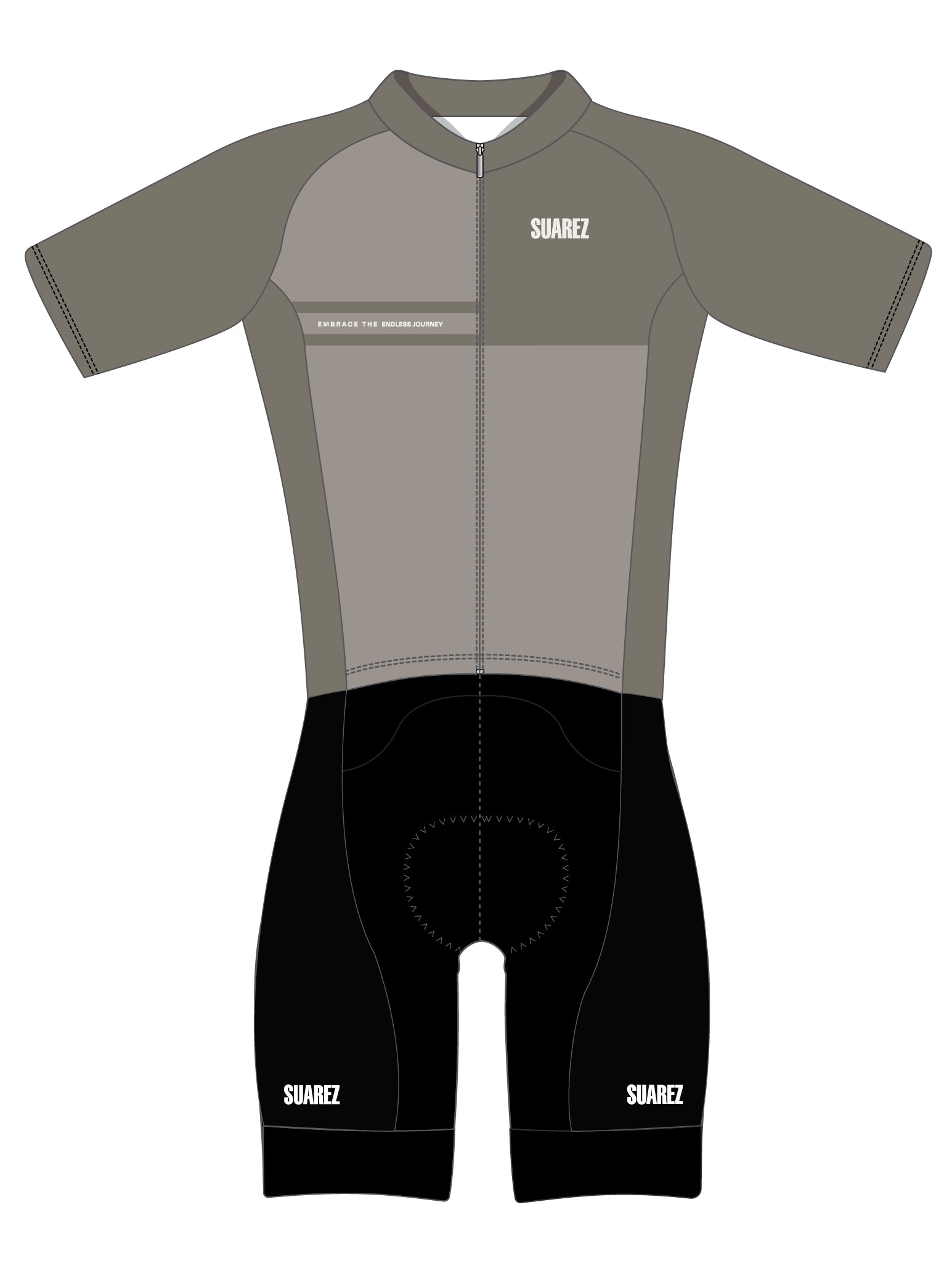 Trisuit Manga Corta Cierre Completo Avant Hombre (BOLD TEA LEAF 2.6)