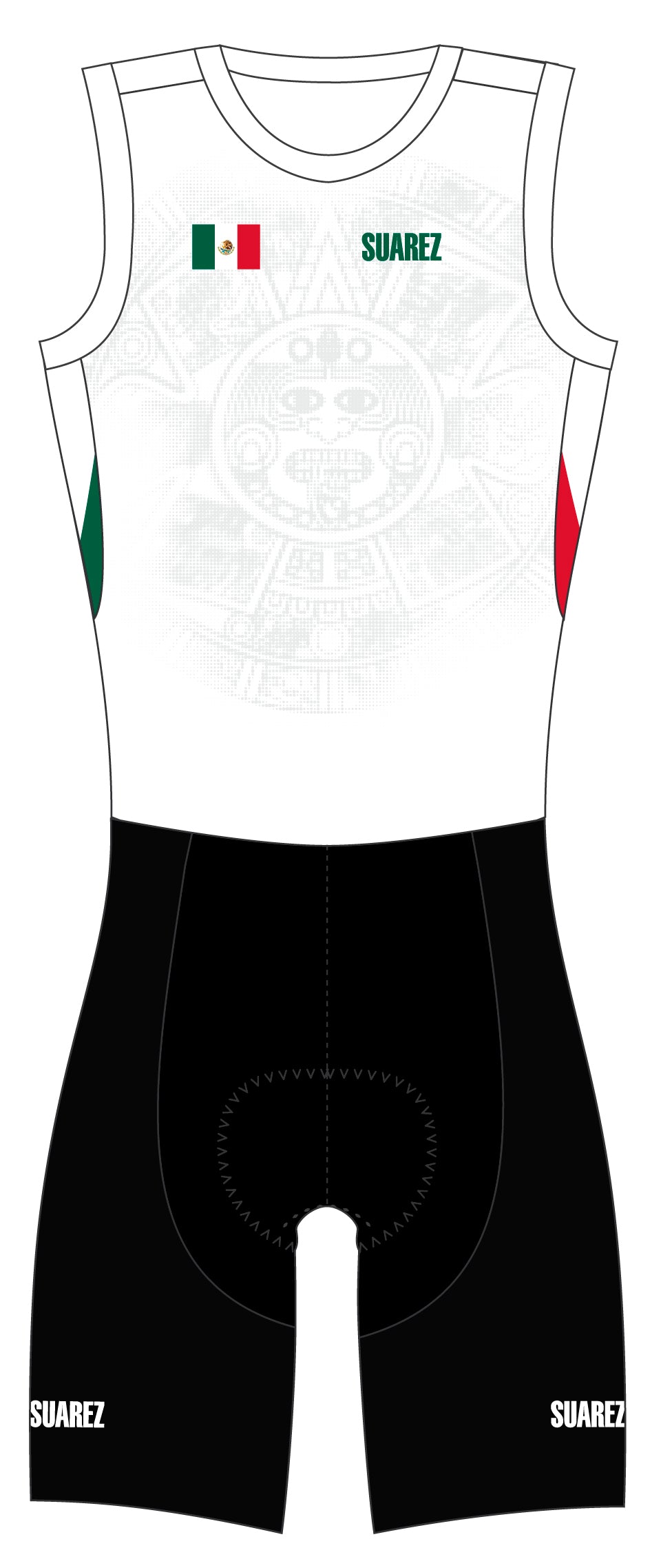 Trisuit Sin Mangas Cierre Trasero Pro Mujer (BEAST MEX 2.6)