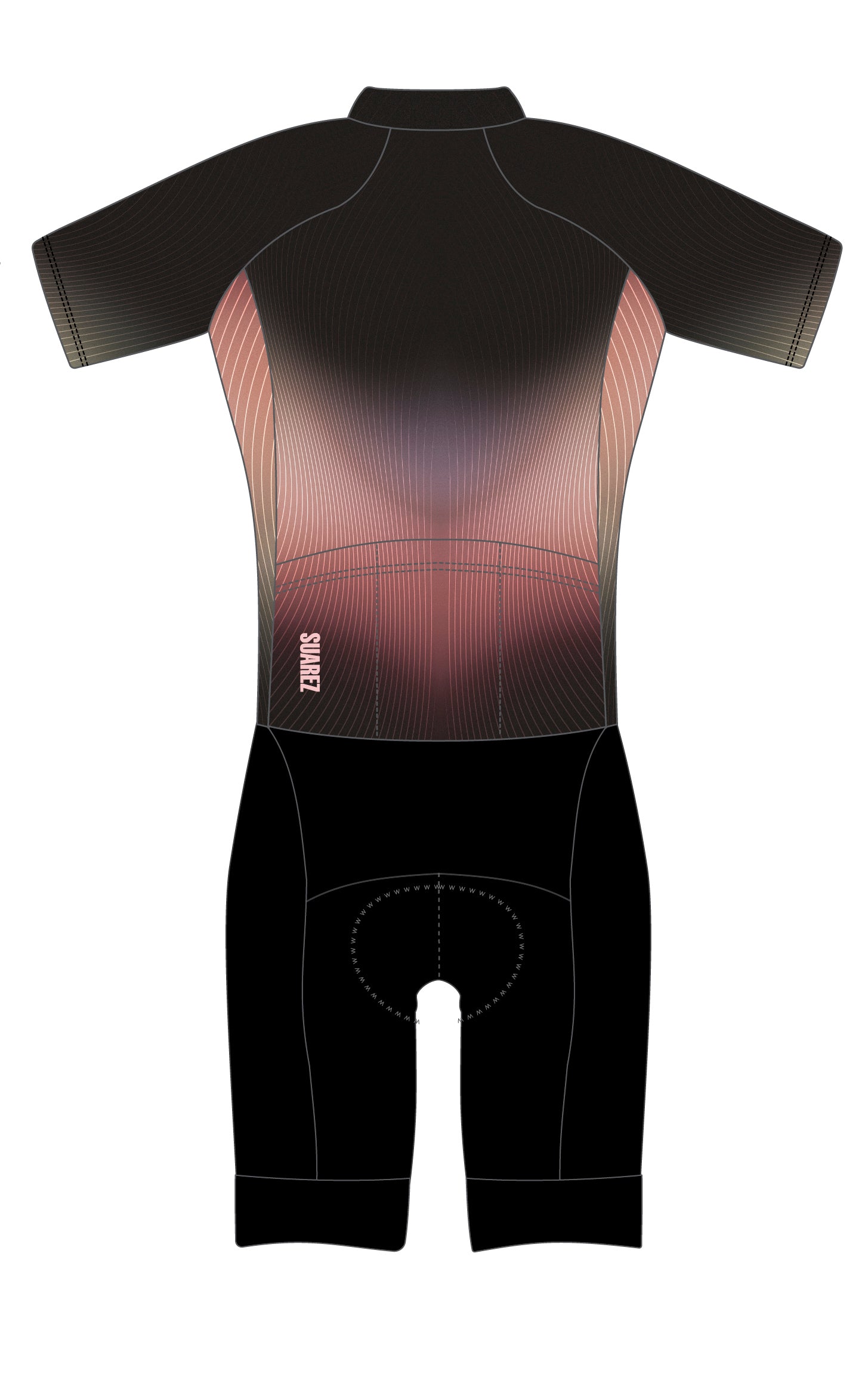 Trisuit Manga Corta Cierre Completo Avant Mujer (BOLD NIGHTSHADE 2.6)