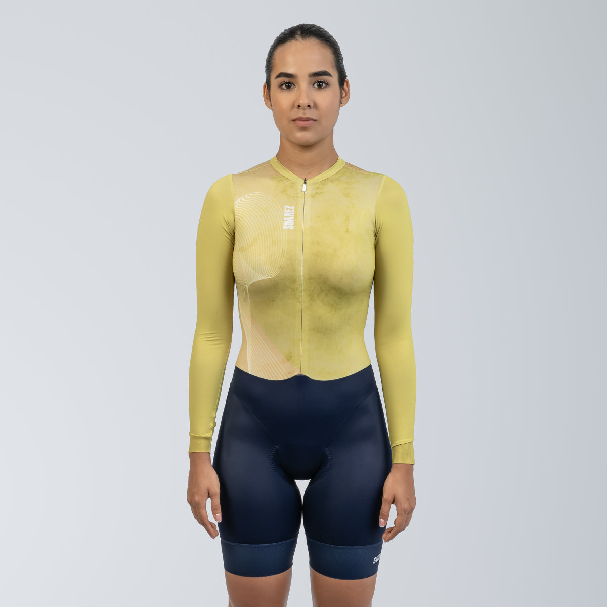 Enterizo Bike Manga Larga Cierre Completo Avant Mujer (VORTEX MANGO MINT 2.4)