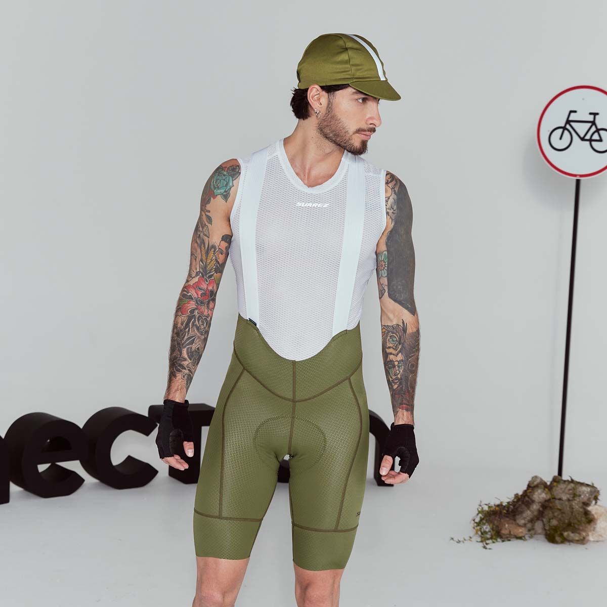 Bib Short Pro Hombre (DESCTO HARD OLIVE 1.0)