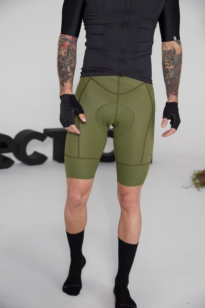 Bib Short Pro Hombre (DESCTO HARD OLIVE 1.0)