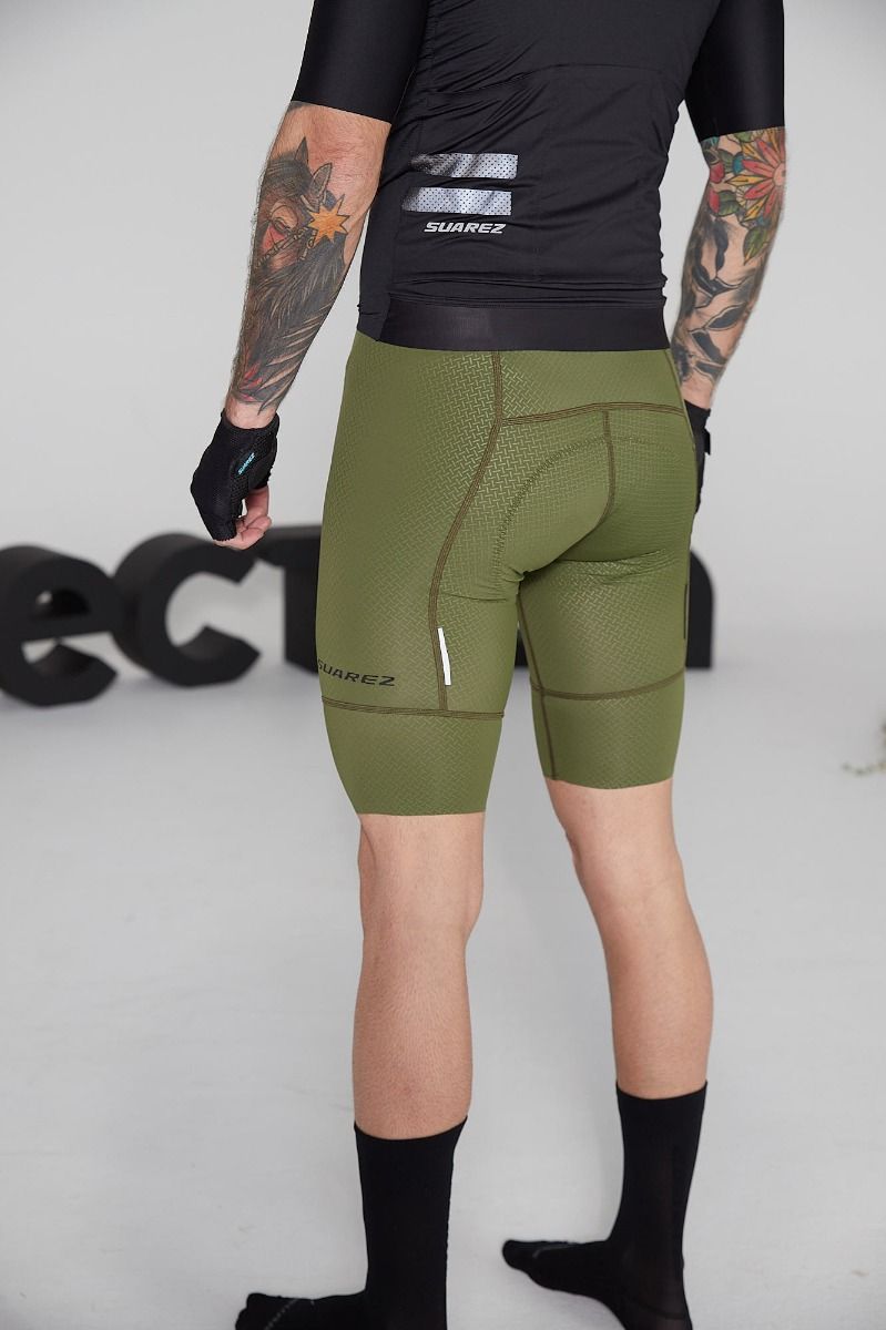 Bib Short Pro Hombre (DESCTO HARD OLIVE 1.0)