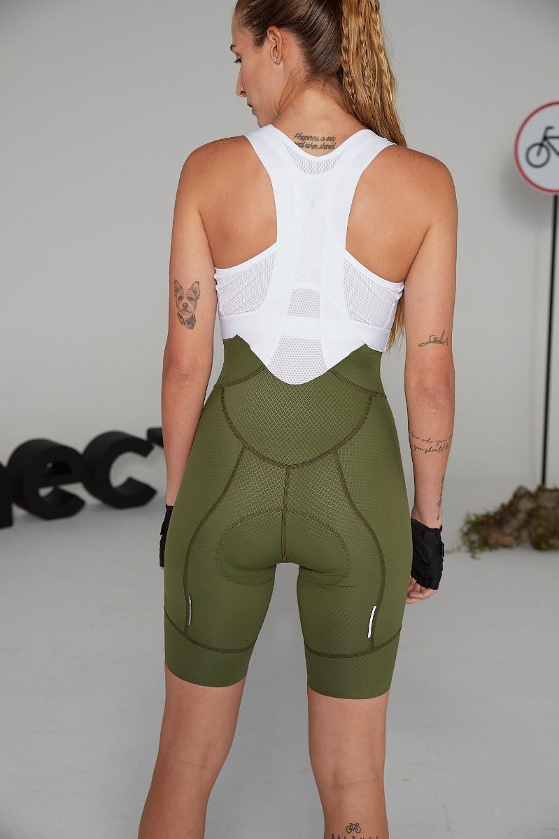 Bib Short Pro Mujer (DESCTO HARD OLIVE 1.0)
